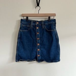 Madewell denim skirt